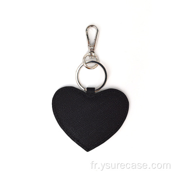 Ysure Custom Logo Keynchain avec du coeur en métal